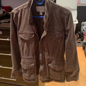 Pristine Brown military style jacket lightweight